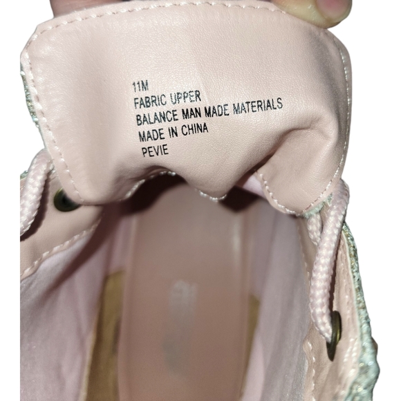 Cliffs by White Mountain Pink Metallic Combat Style Boots Women's Size 11 Lace - Picture 5 of 8